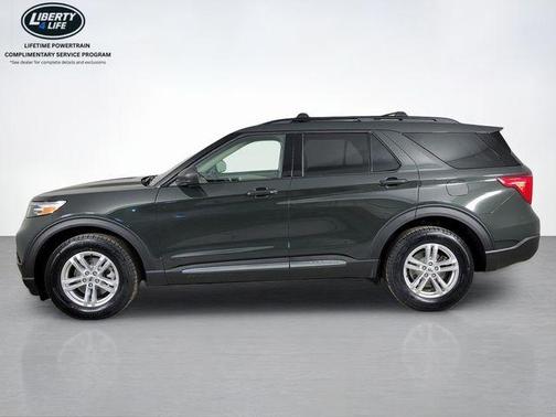 Forged Green Metallic 2023 Ford Explorer XLT