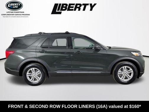 Forged Green Metallic 2023 Ford Explorer XLT