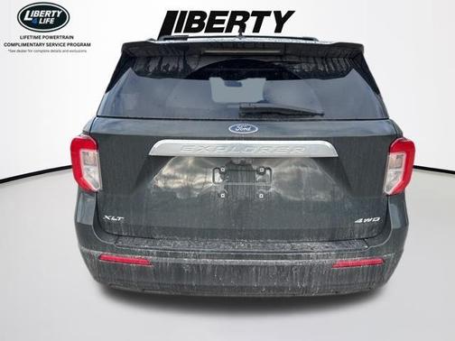 Forged Green Metallic 2023 Ford Explorer XLT