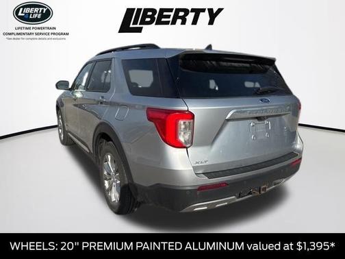 Iconic Silver Metallic 2023 Ford Explorer XLT