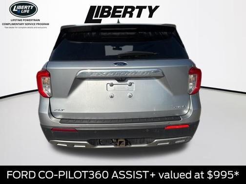 Iconic Silver Metallic 2023 Ford Explorer XLT