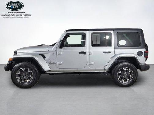 Silver Zynith Clearcoat 2024 Jeep Wrangler Sahara