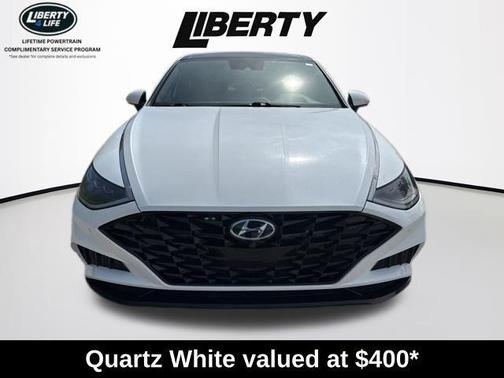 Quartz White 2021 Hyundai SONATA Limited