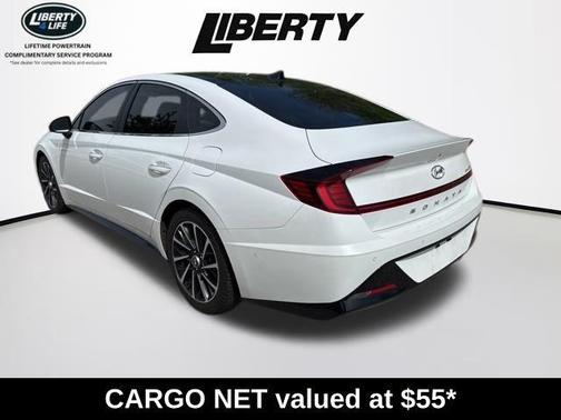 Quartz White 2021 Hyundai SONATA Limited