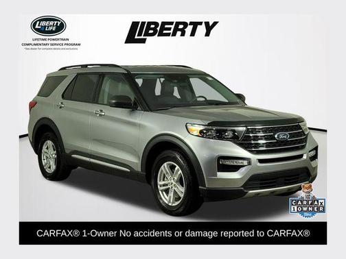 Iconic Silver Metallic 2023 Ford Explorer XLT