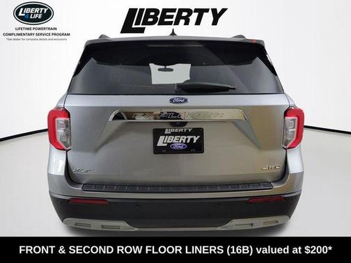 Iconic Silver Metallic 2023 Ford Explorer XLT