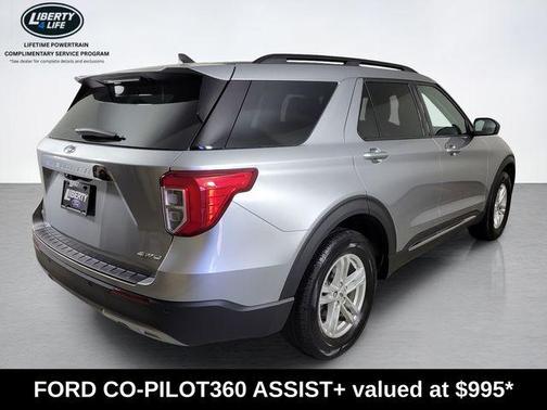 Iconic Silver Metallic 2023 Ford Explorer XLT