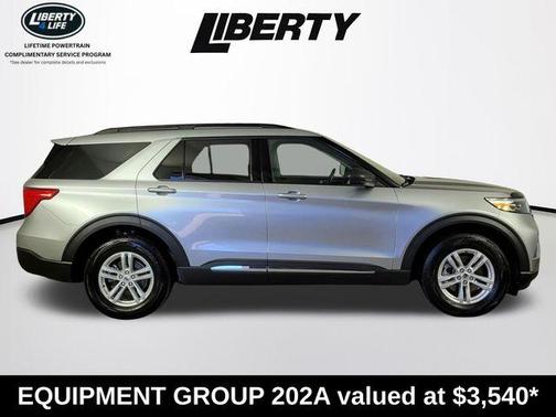 Iconic Silver Metallic 2023 Ford Explorer XLT