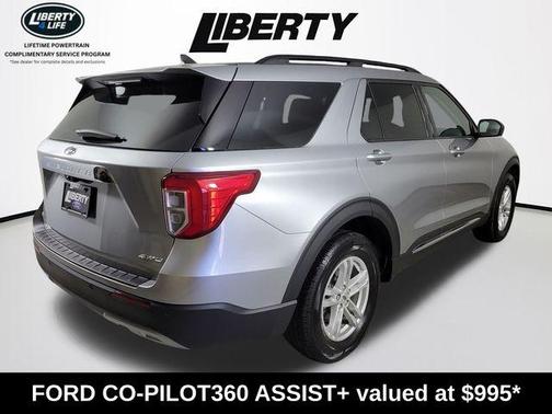 Iconic Silver Metallic 2023 Ford Explorer XLT