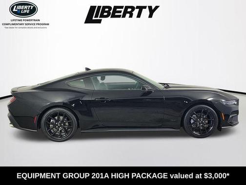 Shadow Black 2024 Ford Mustang EcoBoost Premium