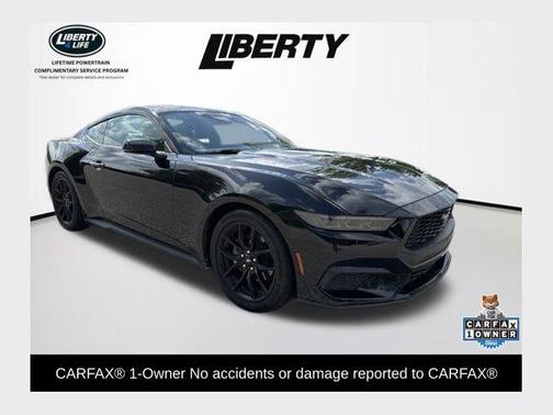 Shadow Black 2024 Ford Mustang EcoBoost Premium