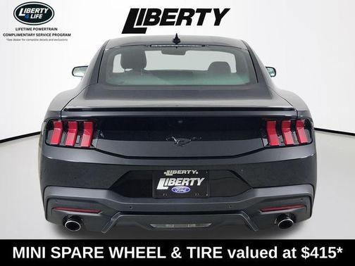 Shadow Black 2024 Ford Mustang EcoBoost Premium