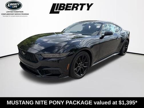 Shadow Black 2024 Ford Mustang EcoBoost Premium