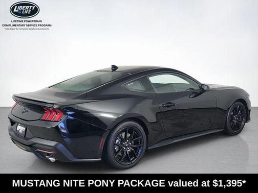 Shadow Black 2024 Ford Mustang EcoBoost Premium