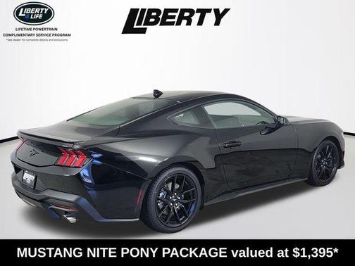 Shadow Black 2024 Ford Mustang EcoBoost Premium
