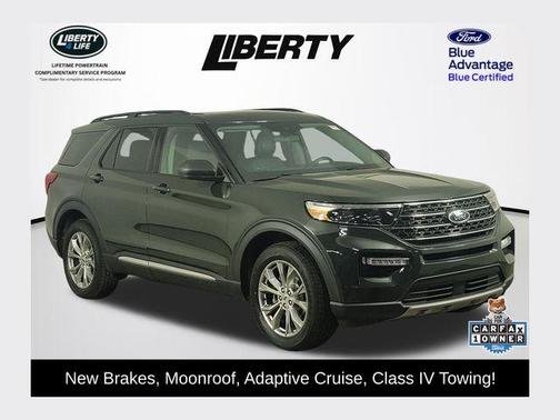 Forged Green Metallic 2022 Ford Explorer XLT