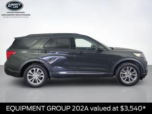 Forged Green Metallic 2022 Ford Explorer XLT