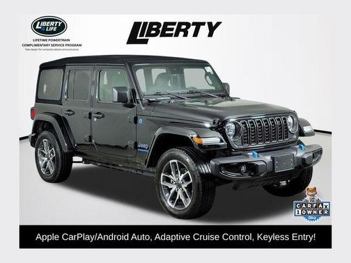 Black Clearcoat 2024 Jeep Wrangler 4xe Sport