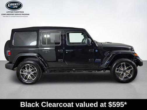 Black Clearcoat 2024 Jeep Wrangler 4xe Sport
