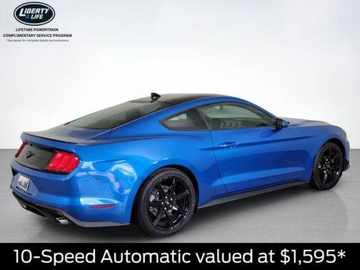 Velocity Blue Metallic 2020 Ford Mustang EcoBoost