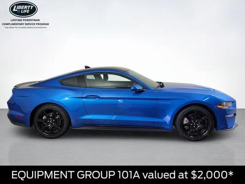 Velocity Blue Metallic 2020 Ford Mustang EcoBoost