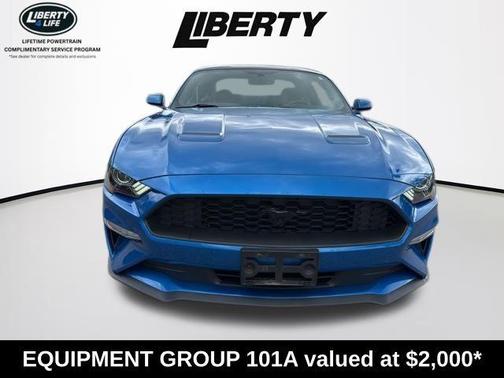 Velocity Blue Metallic 2020 Ford Mustang EcoBoost