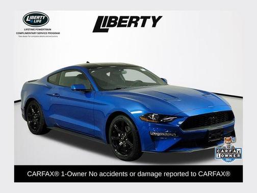 Velocity Blue Metallic 2020 Ford Mustang EcoBoost