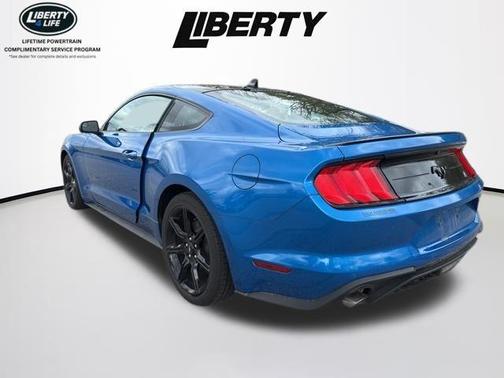 Velocity Blue Metallic 2020 Ford Mustang EcoBoost