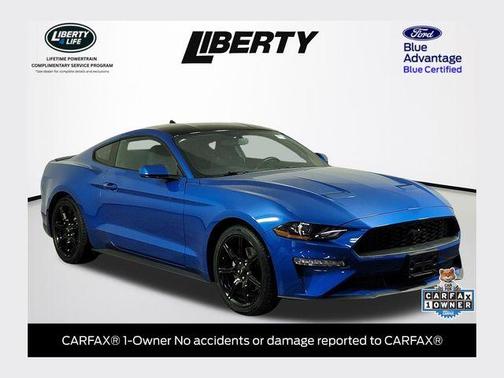 Velocity Blue Metallic 2020 Ford Mustang EcoBoost