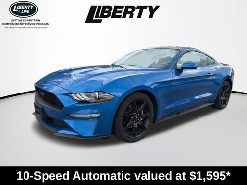 Velocity Blue Metallic 2020 Ford Mustang EcoBoost