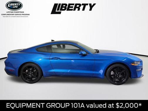 Velocity Blue Metallic 2020 Ford Mustang EcoBoost