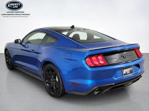 Velocity Blue Metallic 2020 Ford Mustang EcoBoost