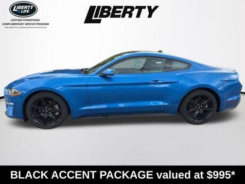 Velocity Blue Metallic 2020 Ford Mustang EcoBoost