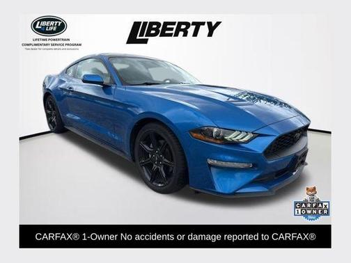 Velocity Blue Metallic 2020 Ford Mustang EcoBoost