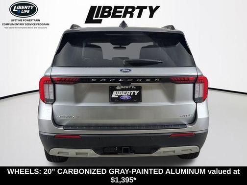Iconic Silver Metallic 2025 Ford Explorer Active