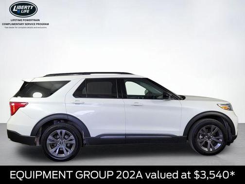 Oxford White 2024 Ford Explorer XLT