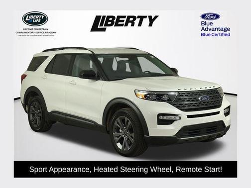 Oxford White 2024 Ford Explorer XLT