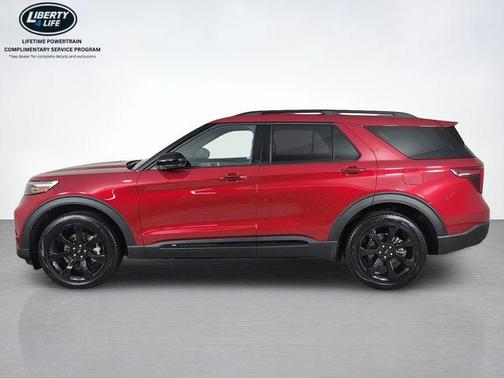Rapid Red Metallic Tinted Clearcoat 2023 Ford Explorer ST-Line