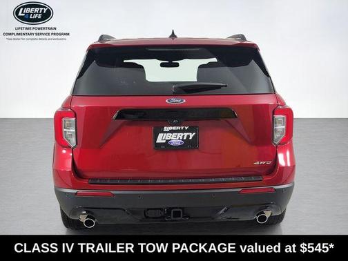 Rapid Red Metallic Tinted Clearcoat 2023 Ford Explorer ST-Line