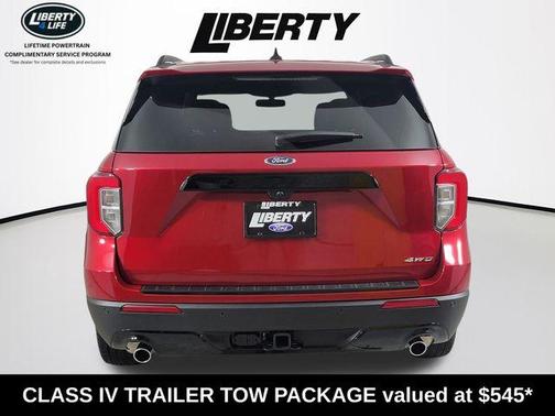 Rapid Red Metallic Tinted Clearcoat 2023 Ford Explorer ST-Line