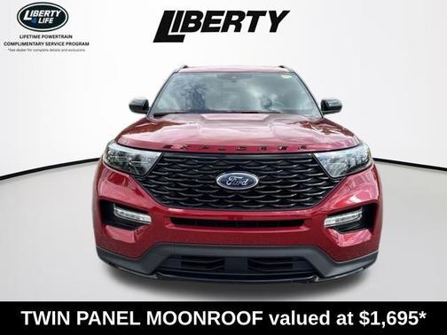 Rapid Red Metallic Tinted Clearcoat 2023 Ford Explorer ST-Line