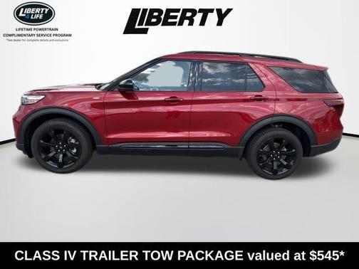 Rapid Red Metallic Tinted Clearcoat 2023 Ford Explorer ST-Line