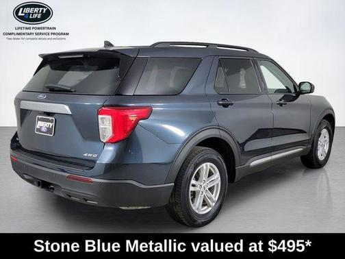 Stone Blue Metallic 2023 Ford Explorer XLT