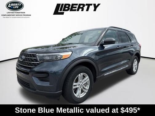 Stone Blue Metallic 2023 Ford Explorer XLT