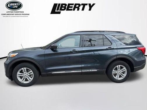Stone Blue Metallic 2023 Ford Explorer XLT