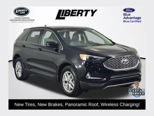 Agate Black Metallic 2023 Ford Edge SEL
