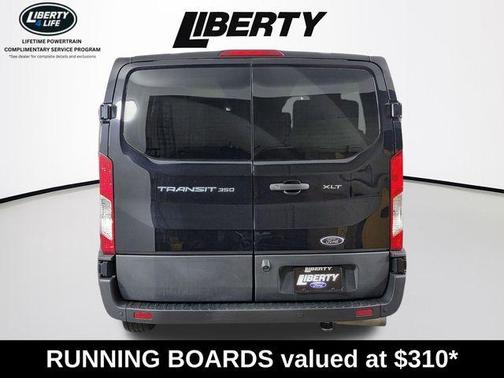 Agate Black Metallic 2023 Ford Transit-350 XLT