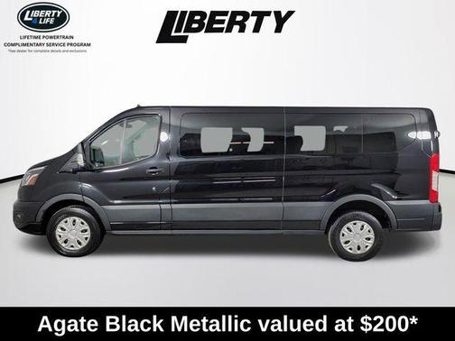 Agate Black Metallic 2023 Ford Transit-350 XLT