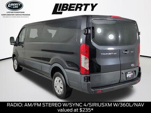 Agate Black Metallic 2023 Ford Transit-350 XLT
