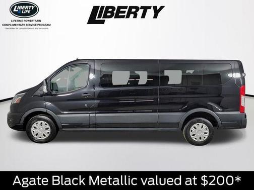 Agate Black Metallic 2023 Ford Transit-350 XLT